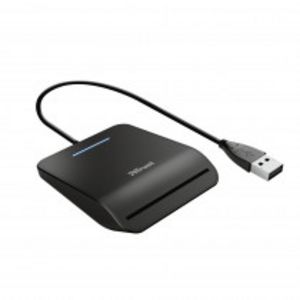 Oferta de Trust Primo lector de tarjeta inteligente Interior USB CardBus+USB 2.0 Negro por 9,26€ en Miró