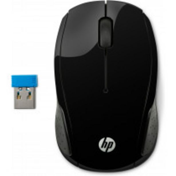 Oferta de HP 200 ratón Ambidextro RF inalámbrico por 9,99€