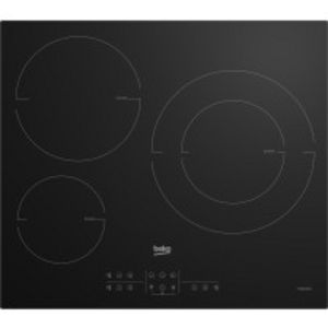 Oferta de Beko HIIS63206M hobs Negro Integrado 58 cm Con placa de inducción 3 zona(s) por 226€ en Miró