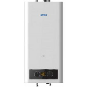 Oferta de SVAN SVCG11EB calentadory hervidor de agua Vertical Depósito (almacenamiento de agua) Sistema de calentador combinado Blanco por 263,39€ en Miró
