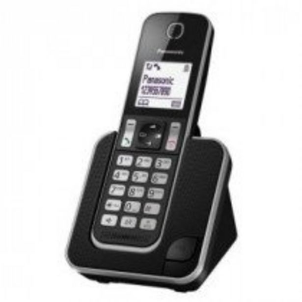 Oferta de Teléfono inalámbrico Panasonic KX-TGD310 Negro por 28,3€