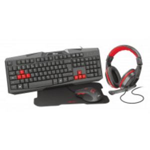 Oferta de Trust 22312 teclado USB Español Negro, Rojo por 21,75€ en Miró