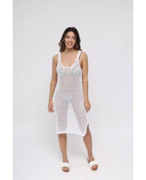 Oferta de Vestido Calado Crochet por 19,99€ en New Blanco