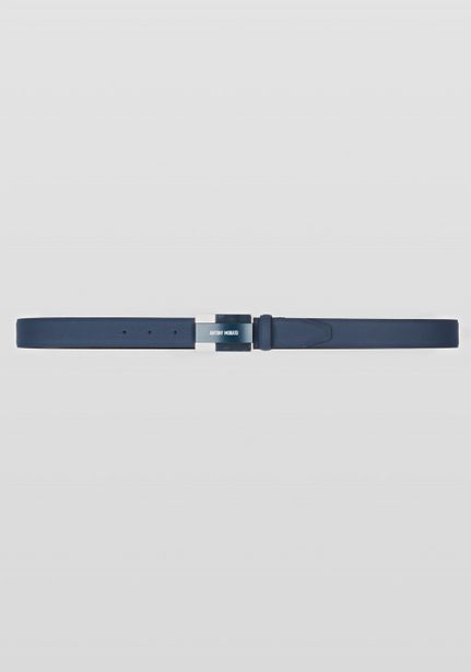 Oferta de Cinturón De Piel H 30 mm Con Logo Estampado Láser por 34,3€