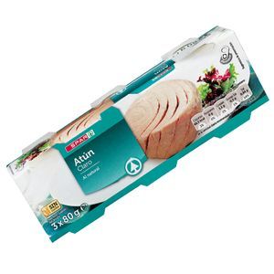 Oferta de Atún claro al natural lata 3x80g por 2,49€ en Plenus Supermercados