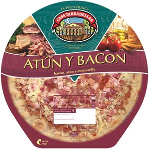 Oferta de Pizza de atún y bacon pte. 405g por 2,99€ en Plenus Supermercados