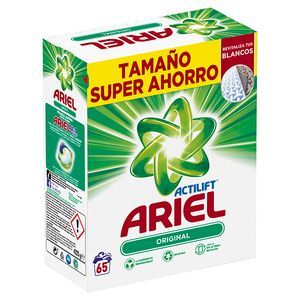 Oferta de Detergente en polvo Actilift pte. 65cacitos por 19,5€ en Plenus Supermercados