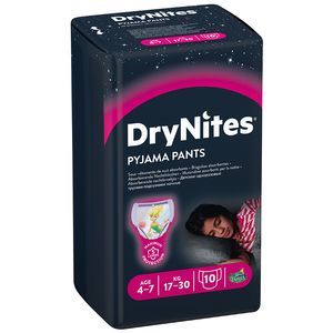 Oferta de Pañales Drynites niña 4-7 años (17-30kg)pte. 10ud. por 9,99€ en Plenus Supermercados