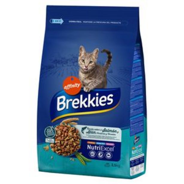 Oferta de Comida para gatos Brekkies mix pescado bol. 4kg por 7,95€