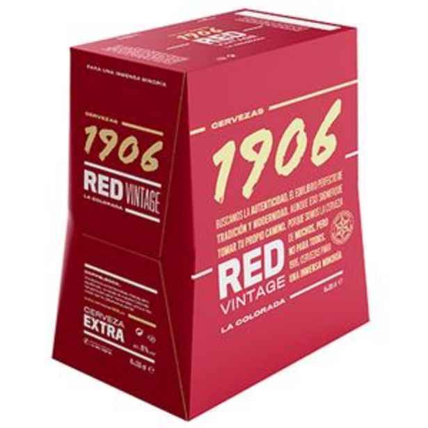 Oferta de Cerveza 1906 red bot. P6x33cl por 6,25€