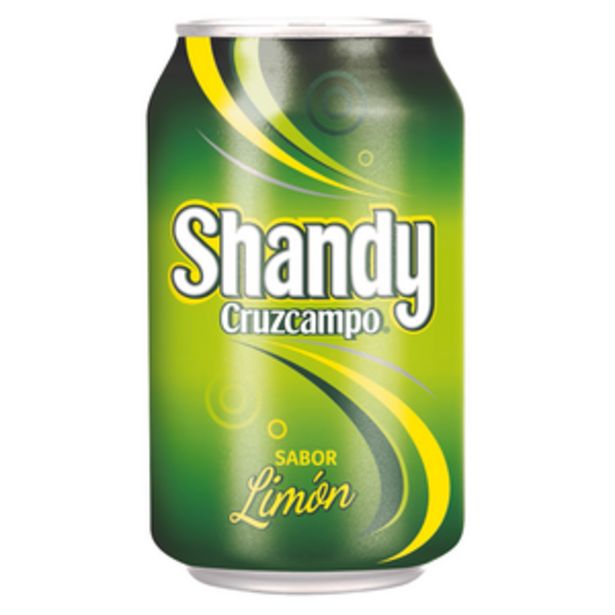 Oferta de Cerveza shandy sabor limon lata 33cl por 0,58€