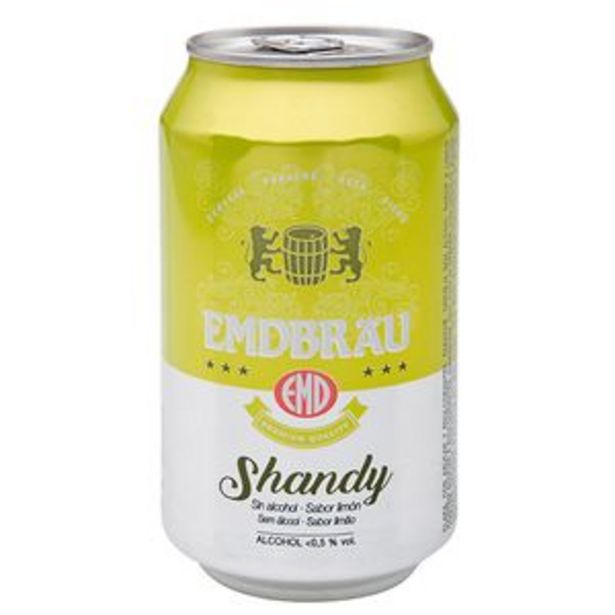 Oferta de Cerveza holandesa shandy sabor limón lata 33cl por 0,39€