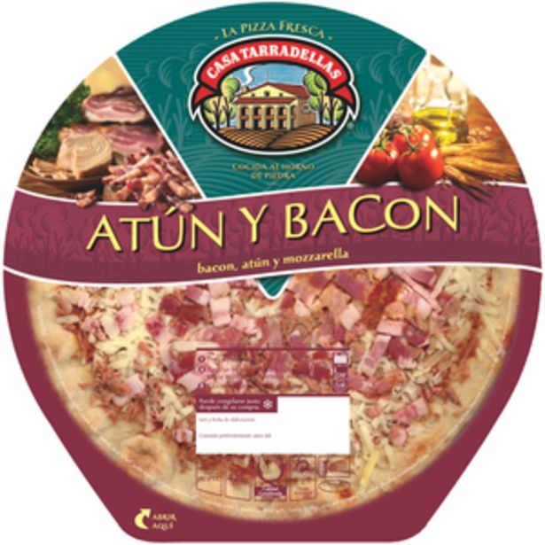 Oferta de Pizza de atún y bacon pte. 405g por 2,64€