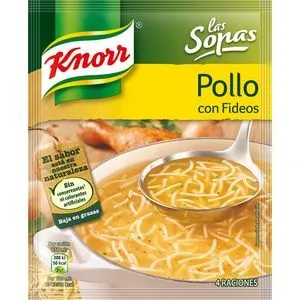 Oferta de Sopa de pollo con fideos pte. 63g por 0,75€ en Plenus Supermercados