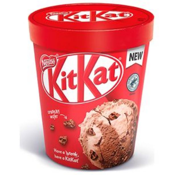 Oferta de Helado Kit Kat tarrina 480ml por 4,95€