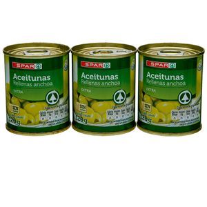 Oferta de Aceituna rellena de anchoa p3x120g por 1,59€ en Plenus Supermercados