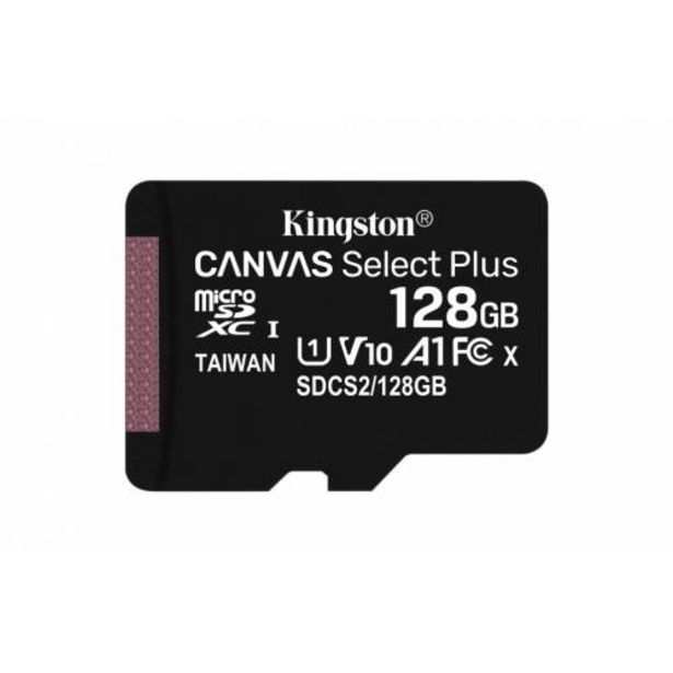 Oferta de MICRO SD KINGSTON HC 128GB SDCS2 por 15,6€