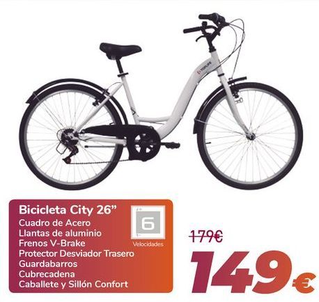 Bicicleta de Paseo City 30