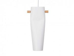 Oferta de Lámpara de techo aluminio/madera color blanco por 85,91€ en Merkamueble