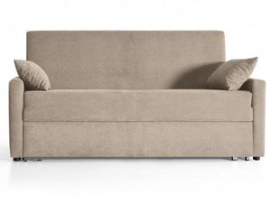 Oferta de Sofá cama sistema de apertura extensible tapizado beige por 683,65€ en Merkamueble