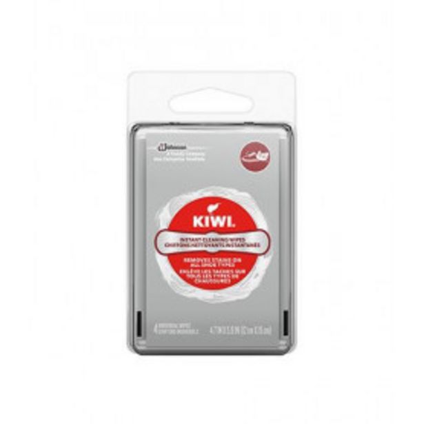 Oferta de Kiwi instant cleaning wipes 4pcs por 0,25€