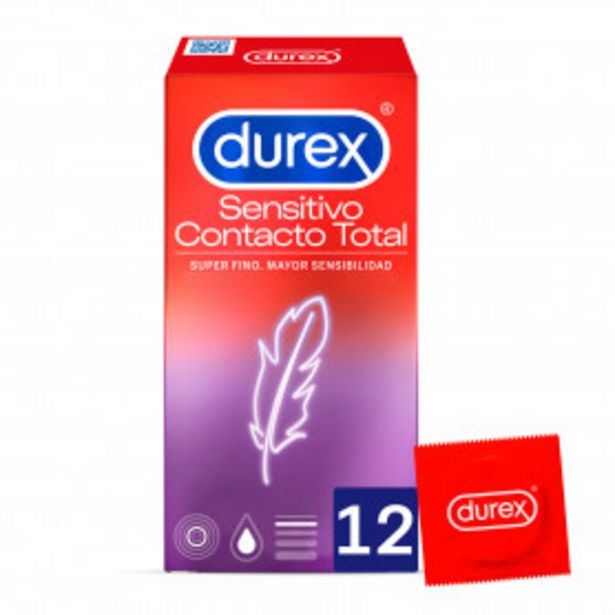 Oferta de Durex Preservativos Super Finos Contacto Total - 12 condones por 7,8€