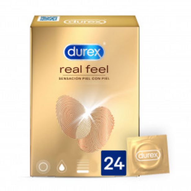 Oferta de Durex Preservativos Sensitivos Real Feel - 24 condones por 17,6€