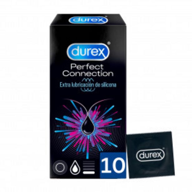 Oferta de Durex Preservativos Perfect Connection Extra Lubricación de Silicona - 10u por 9,1€