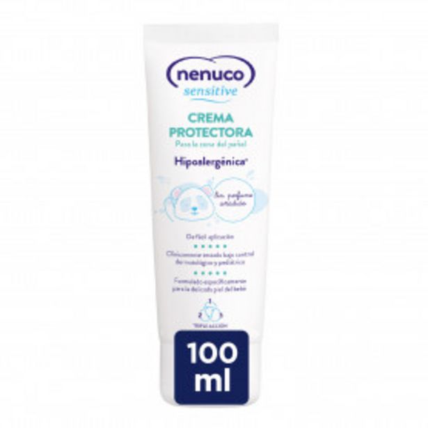 Oferta de Nenuco Sensitive Crema Protectora Pañal Bebé Hipoalergenica Sin Perfumes 100ml por 7,99€