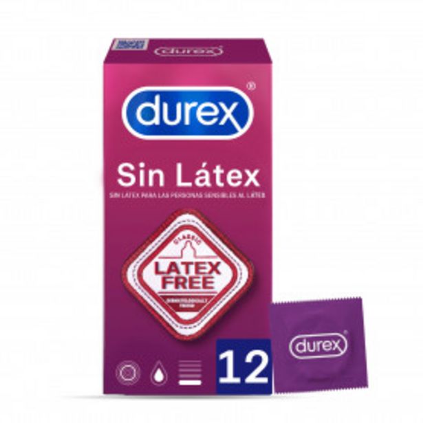 Oferta de Durex Preservativos Sin Látex - 12 condones por 11,2€
