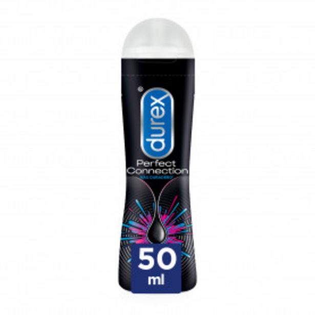 Oferta de Durex Lubricante Perfect Connection base silicona adecuado para sexo anal, oral y vaginal – 50 ml por 8,3€