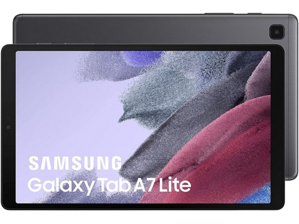 Oferta de REACONDICIONADO Tablet - Samsung Galaxy Tab A7 Lite, 32 GB, Gris, WiFi, 8.7", WXGA+, 3 GB RAM, Andorid por 127,2€