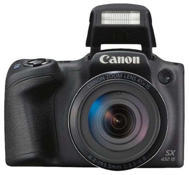 Oferta de REACONDICIONADO Cámara bridge - Canon PowerShot SX432 IS, Sensor CCD, 20 MP, Zoom óptico 45x, Vídeo HD, Wi-Fi por 225,3€