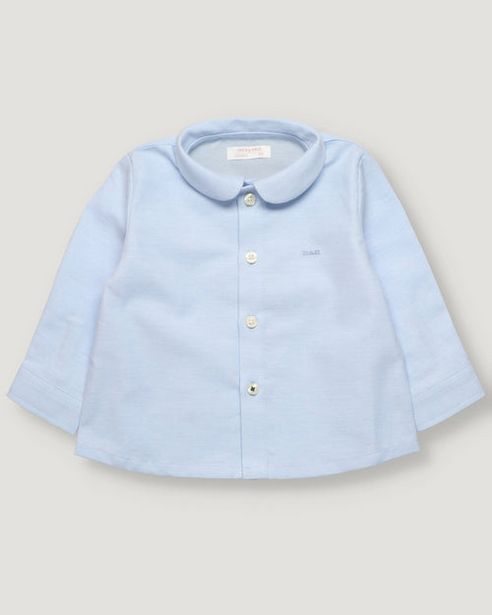 Oferta de Camisa Oxford de bebé niño en color azul claro por 16,5€ en Neck&Neck