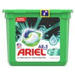 Oferta de Detergent efecte suavitzant pods ARIEL, 21 mesures 449 grams por 7,95€ en Plusfresc