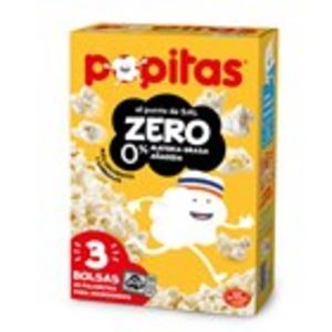Oferta de Panis per crispetes zero POPITAS, paquet 3 unitats 210 grams por 1,95€ en Plusfresc