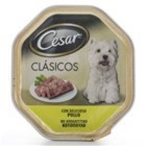 Oferta de Menjar de gos humida amb pollastre CESAR, terrina 150 grams por 0,7€ en Plusfresc