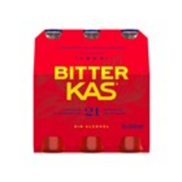 Oferta de Bitter sense alcohol KAS, pack 6 ampolles 1.200 ml. por 3,89€