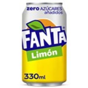 Oferta de Refresc de llimona sense sucre FANTA Zero, llauna 33 cl. por 0,52€ en Plusfresc