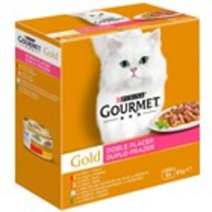 Oferta de Menjar de gat humit carn GOURMET multipack 8 unitats, 680 g por 4,49€ en Plusfresc