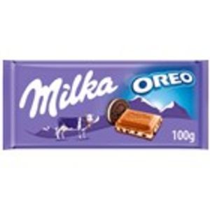Oferta de Xocolata oreo MILKA, rajola 100 grams por 0,97€ en Plusfresc