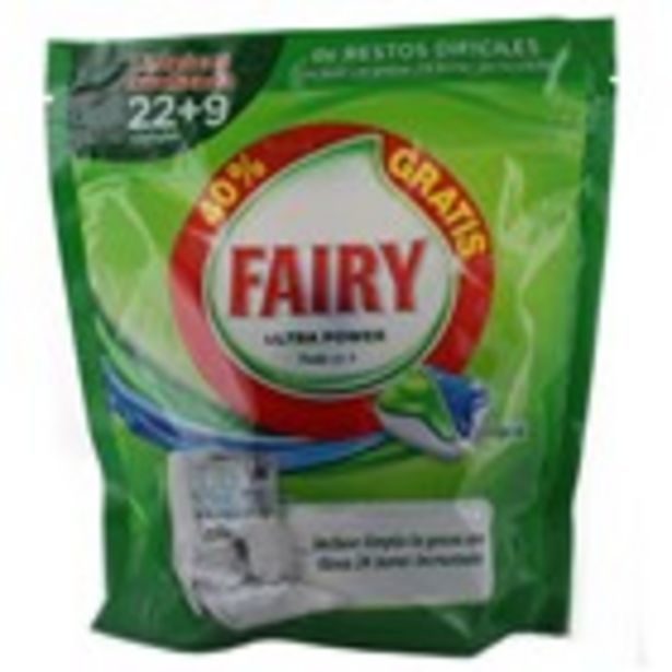Oferta de Detergent pel rentaplats FAIRY Tot en 1, 22 pastilles por 5,75€