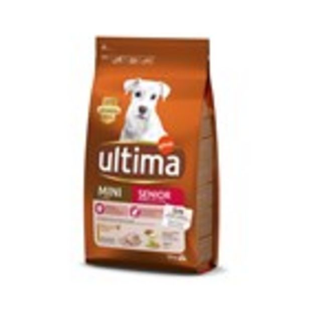 Oferta de Menjar per a gos mini sec Senior ULTIMA, 1,5 kg por 6,75€