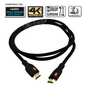 Oferta de Cable HDMI de 1,5M de 19 pins por 7,03€ en Fersay
