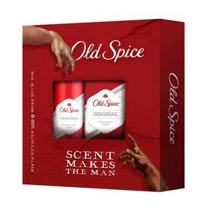 Oferta de Old Spice Original Deo Spray 150 ml + Aftershave 100 ml por 11,28€ en NutriTienda