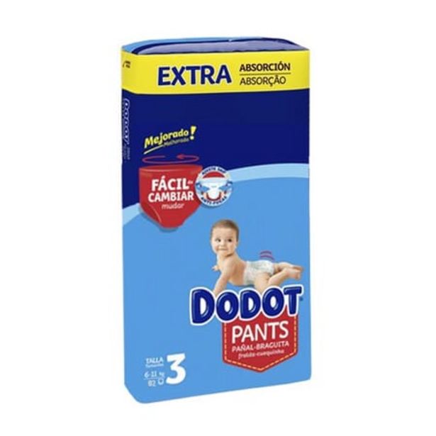 Oferta de Dodot Pants Extra T3 62 Uds por 20,5€