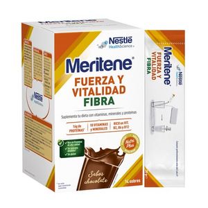 Oferta de MERITENE FIBRA 14 x 35g por 21,62€ en NutriTienda