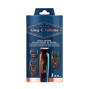 Oferta de King C Gillette Recortadora de Barba + 3 Peines por 43,09€ en NutriTienda