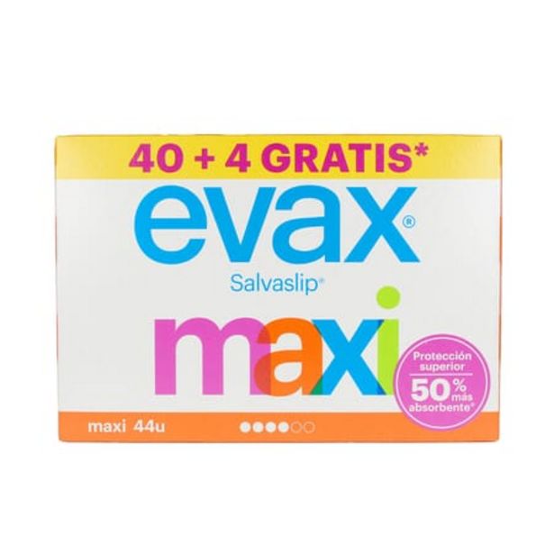 Oferta de Evax Salvaslip Maxi 44 Uds por 3€