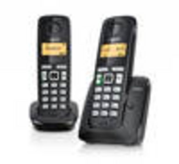 Oferta de Teléfono Inalámbrico Dect Digital Gigaset AS405 DUO por 45,16€